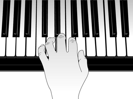 Photographie - Comment jouer du piano ou clavier avec votre main gauche