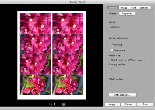 Photographie - Comment imprimer une planche contact professionnel de la photo numérique sur votre EOS 6d canon