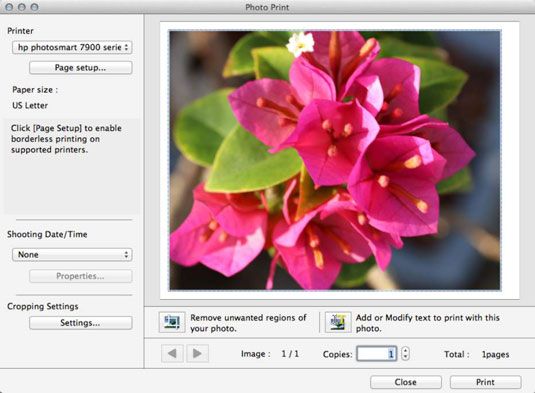Photographie - Comment imprimer une image à partir de ImageBrowser EX sur votre EOS 6d canon
