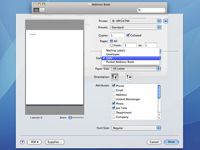 Comment imprimer des contacts à partir de Mac OS X Snow Leopard's address book