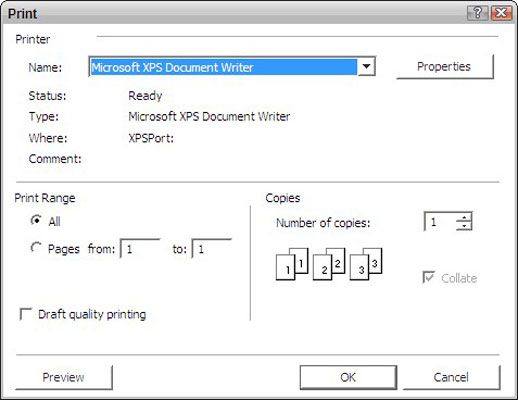 Photographie - Comment imprimer des documents dans Windows Vista