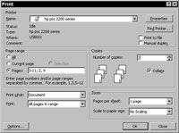 Comment imprimer des documents dans Windows XP