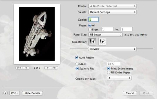 Photographie - Comment imprimer à partir de votre MacBook dans OS X