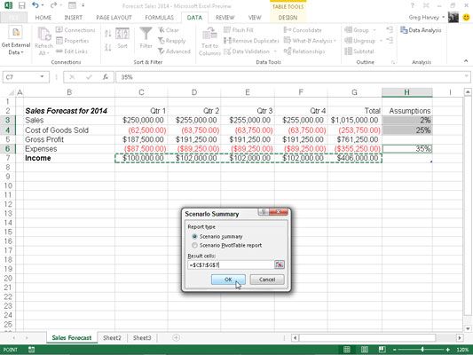Photographie - Comment produire un rapport de synthèse dans Excel 2,013