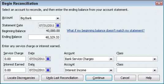 Photographie - Comment concilier votre compte bancaire dans QuickBooks 2011