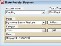 Comment enregistrer un remboursement de prêt dans Quicken 2010