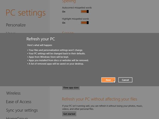 Photographie - Comment rafraîchir votre ordinateur exécutant Windows 8