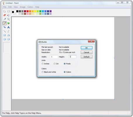 Photographie - Comment supprimer la bordure blanche sur les captures d'écran dans Windows Vista peinture