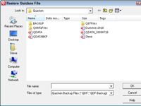 Comment faire pour restaurer vos données Quicken 2010 à partir d'une sauvegarde