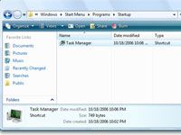 Comment faire pour exécuter le gestionnaire de tâches au démarrage de Windows Vista