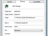 Comment faire pour exécuter le gestionnaire de tâches au démarrage de Windows Vista