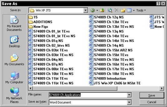 Photographie - Comment enregistrer des fichiers dans Windows XP