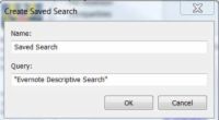 Comment sauvegarder des recherches dans Evernote pour Windows