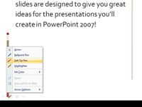 Comment griffonner sur vos diapositives PowerPoint 2007