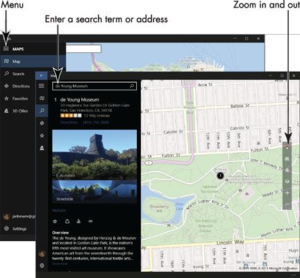 Photographie - Comment rechercher et d'explorer avec les fenêtres 10 cartes app