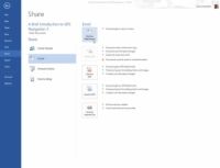 Comment envoyer un fichier via Outlook 2013