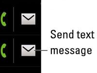 Comment envoyer un message texte sur votre Droid X à un contact