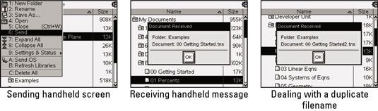 Photographie - Comment envoyer et recevoir des fichiers TI-Nspire ou dossiers