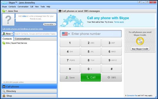 Photographie - Comment envoyer des messages texte SMS avec Skype