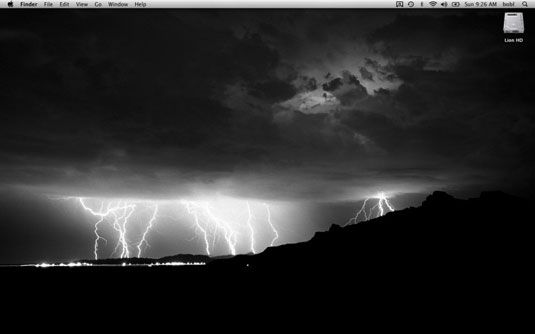 Photographie - Comment définir une image comme fond d'écran dans Mac OS X Lion