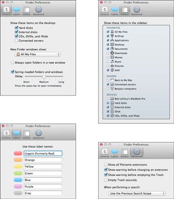 Photographie - Comment définir les préférences de Finder de Mac OS X Lion finder