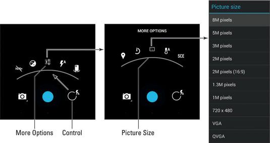 Photographie - Comment configurer la résolution de l'image sur l'appareil photo app votre android