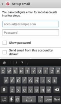 Comment mettre en place un compte non-gmail e-mail sur votre Samsung Galaxy S 4