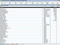Comment mettre en place le tableau de la liste des comptes dans QuickBooks 2011