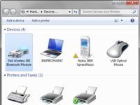 Photographie - Comment configurer Windows 7 pour bluetooth