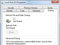 Comment partager un disque dur entier sur un réseau de Windows 7 à la maison