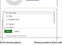 Comment partager cercles sur votre page de marketing google +