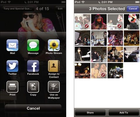 Photographie - Comment partager des photos et vidéos à partir d'un iPod touch