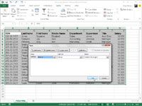 Comment trier les colonnes d'une liste de données dans Excel 2013