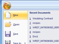 Comment faire pour démarrer un nouveau document dans Word 2007