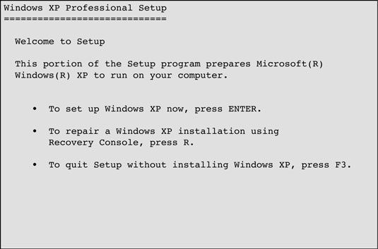 Photographie - Comment faire pour démarrer la console de récupération dans Windows XP