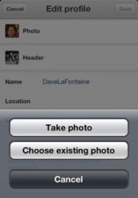 Comment prendre des photos twitter profil avec un téléphone mobile