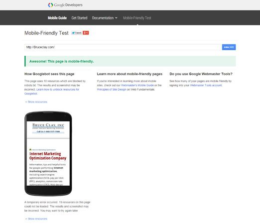 Photographie - Comment tester votre site pour la convivialité mobile pour améliorer le classement des moteurs de recherche