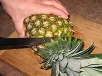 Photographie - Comment couper et couper un ananas