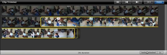 Photographie - Comment découper des clips vidéo de projets iMovie '11 dans iLife