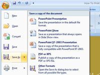 Comment transformer une présentation PowerPoint 2007 dans une page Web