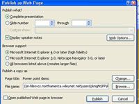 Comment transformer une présentation PowerPoint 2007 dans une page Web