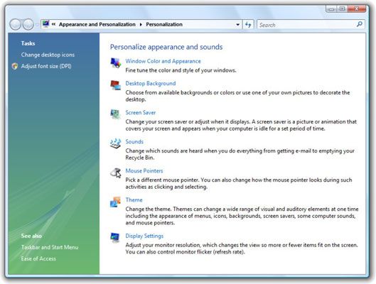 Photographie - Comment faire pour activer ClearType et hors tension dans Windows Vista