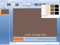 Comment utiliser une image clip-art dans un diaporama PowerPoint 2007 fond