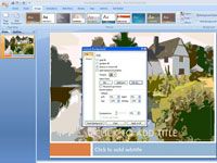 Comment utiliser une image clip-art dans un diaporama PowerPoint 2007 fond