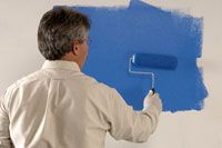 Comment utiliser un rouleau à peinture sur un mur