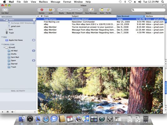 Photographie - Comment utiliser Apple Mail sous Mac OS X Snow Leopard