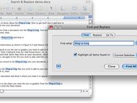 Photographie - Comment utiliser rechercher et remplacer dans Word 2008 pour Mac