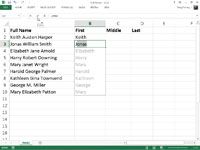 Comment utiliser le flash d'appoint dans Excel 2013
