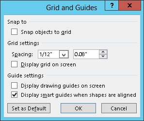 Photographie - Comment utiliser des grilles et des guides sur PowerPoint 2013 diapositives