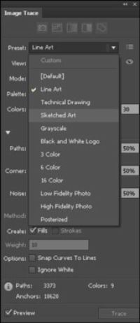Comment utiliser l'image de trace dans Adobe Illustrator CS6